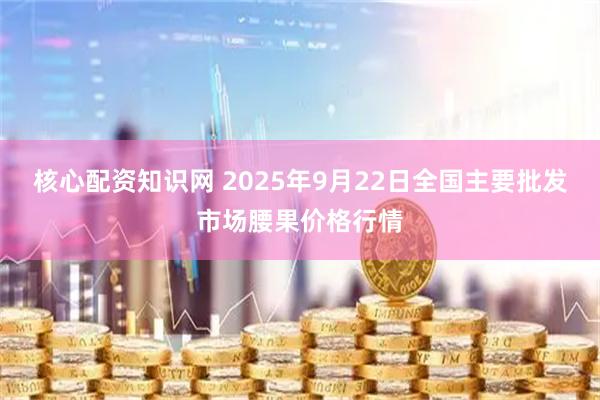 核心配资知识网 2025年9月22日全国主要批发市场腰果价格行情